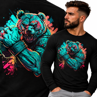 LONGSLEEVE ZWIERZĘTA  BAD BEAR 4